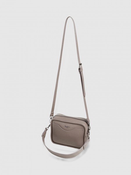Shoulder Bags Woman Grey Pepe Jeans London