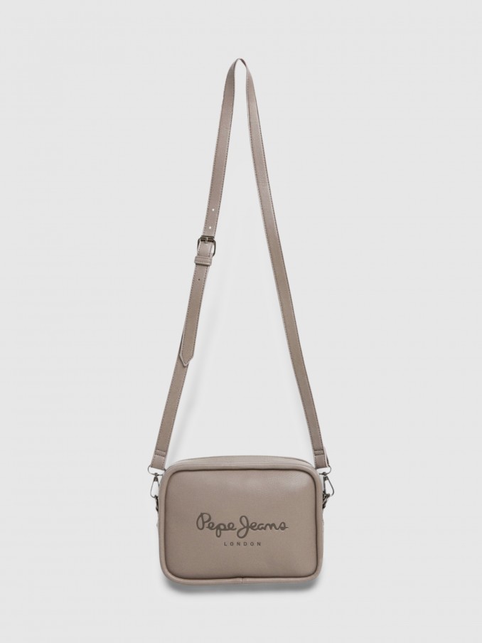 Shoulder Bags Woman Grey Pepe Jeans London