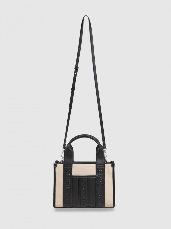 Bolsos de Mano Mujer Crema Pepe Jeans London