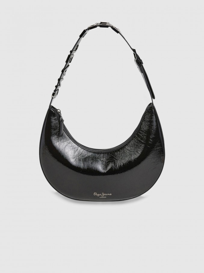 Bolsos de Hombro Mujer Negro Pepe Jeans London