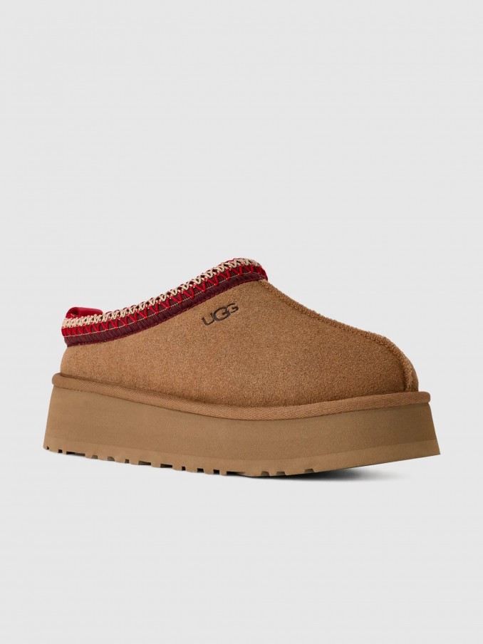Chanclas Mujer Camello Ugg