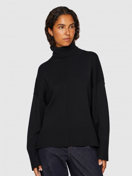 Sueter Mujer Negro Vila