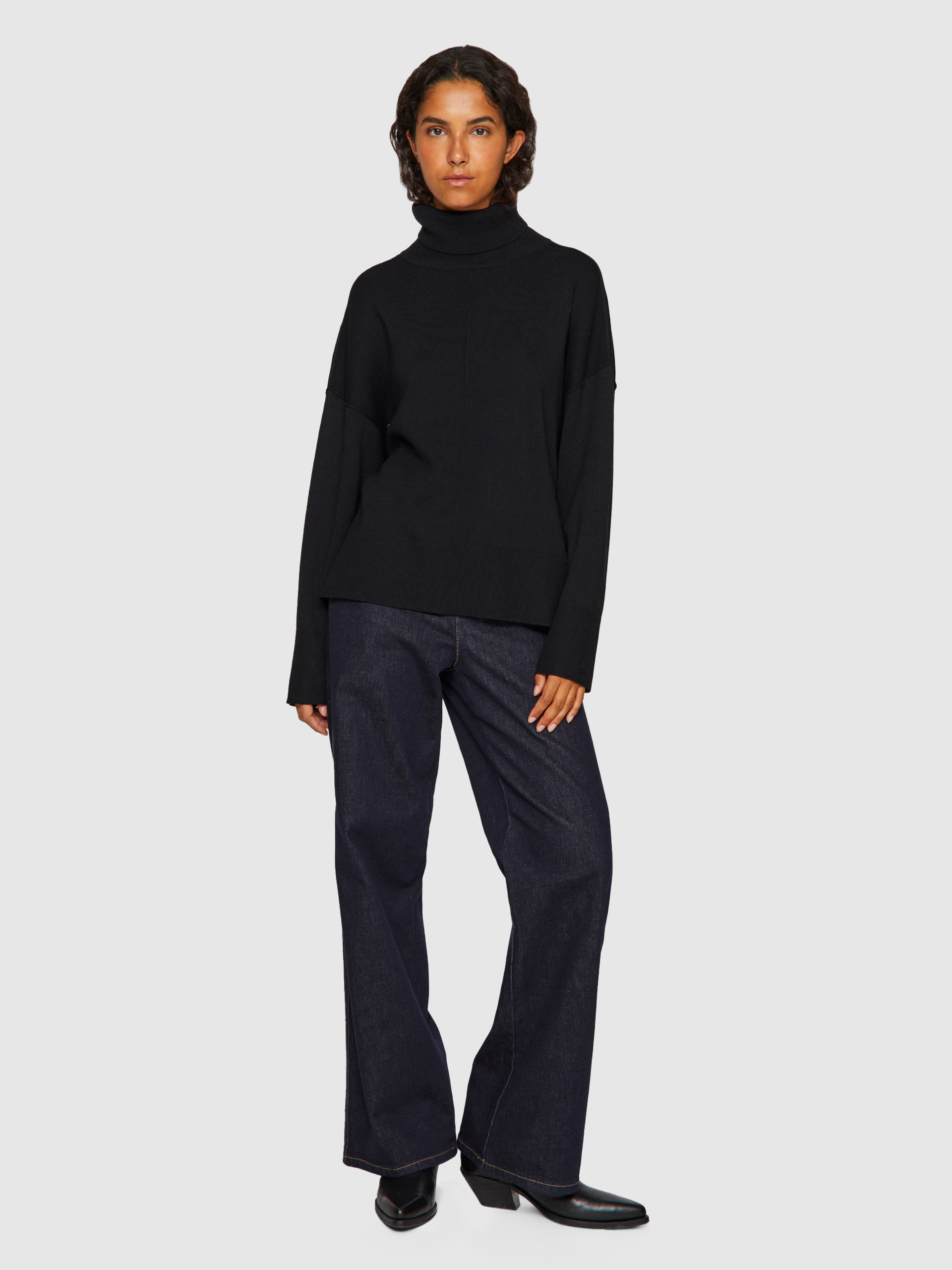 Sueter Mujer Negro Vila