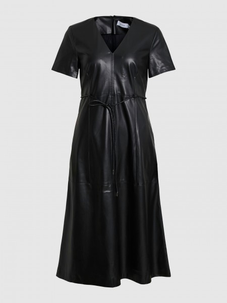 Vestido Mujer Negro Vila