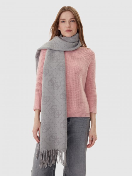 Scarves Woman Grey Guess