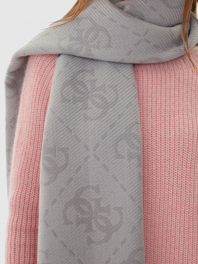 Bufandas Mujer Gris Guess