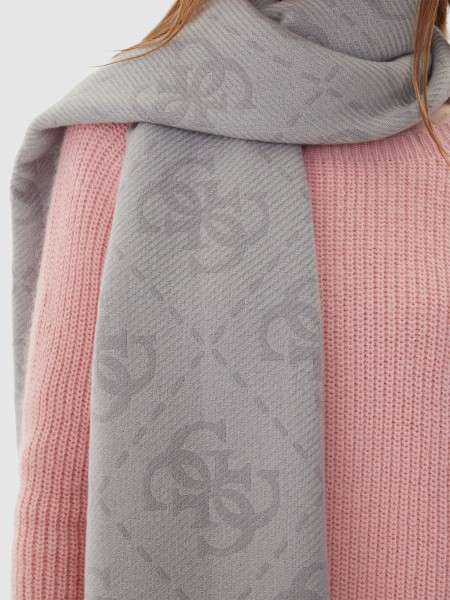 Scarves Woman Grey Guess