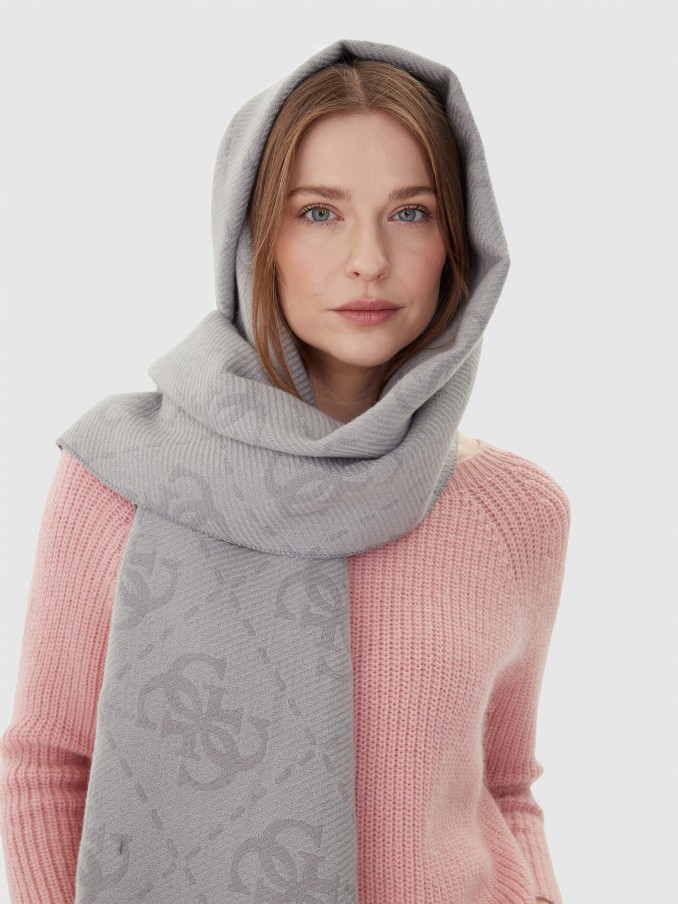 Scarves Woman Grey Guess