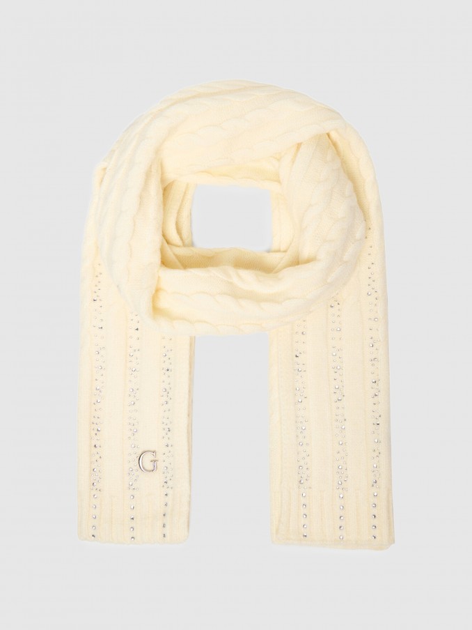 Scarves Woman Cream Guess