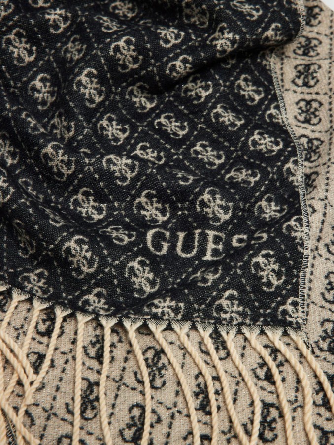 Scarves Woman Black Guess