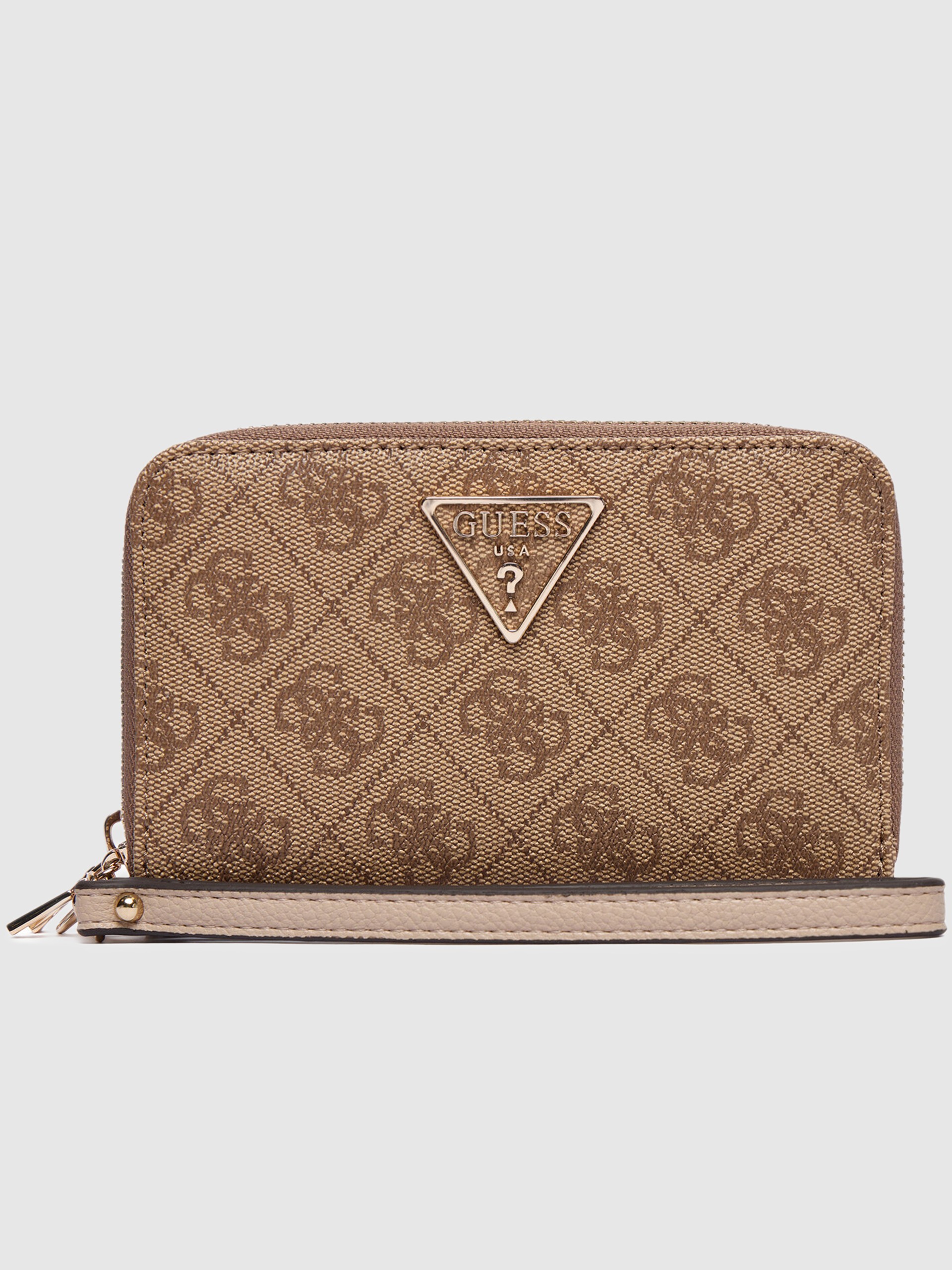 Monedero Mujer Beige Guess
