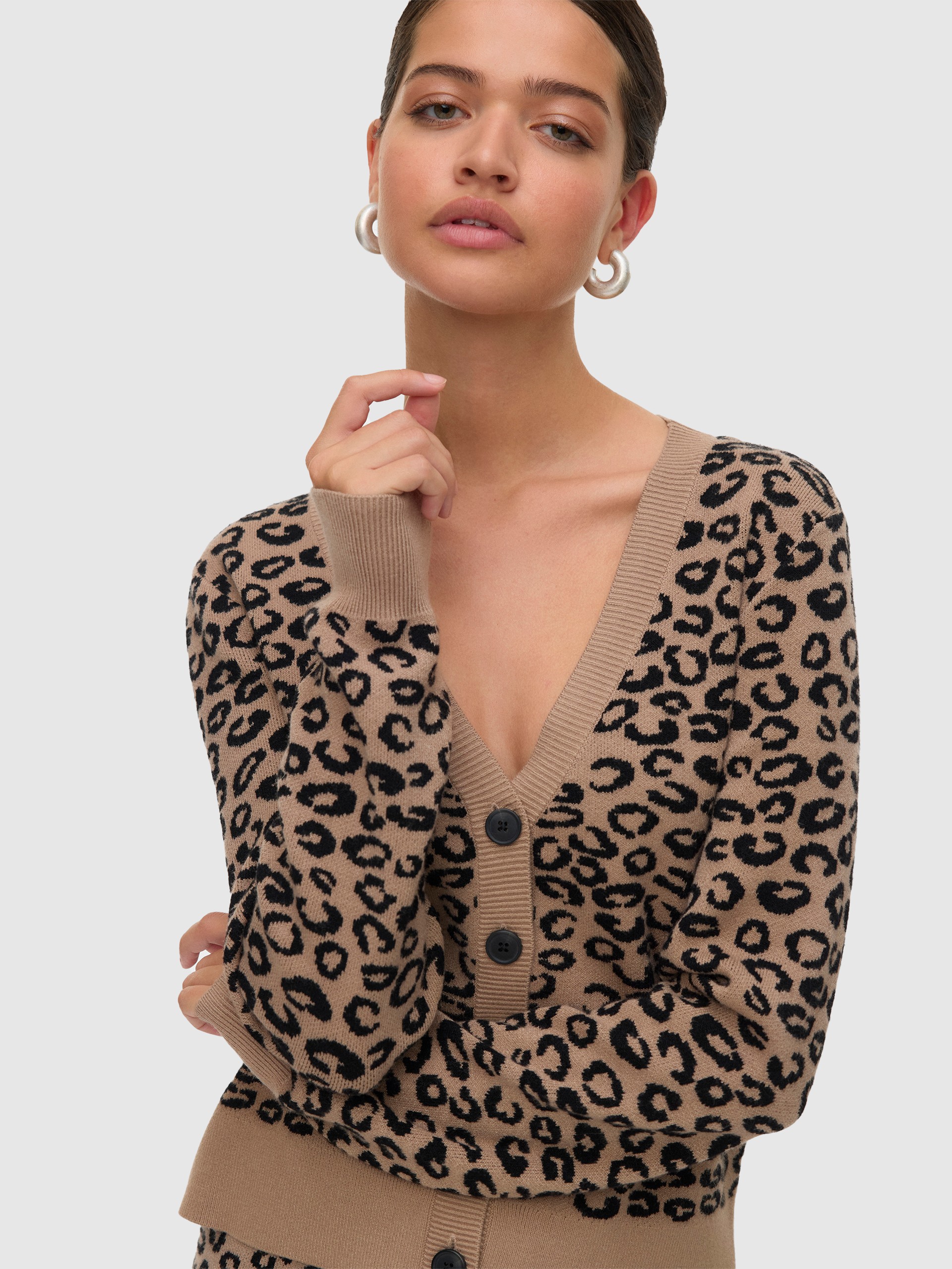 Jacket Woman Animal Print Vero Moda