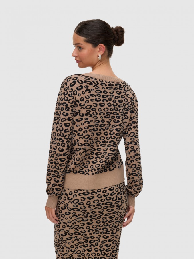 Jacket Woman Animal Print Vero Moda