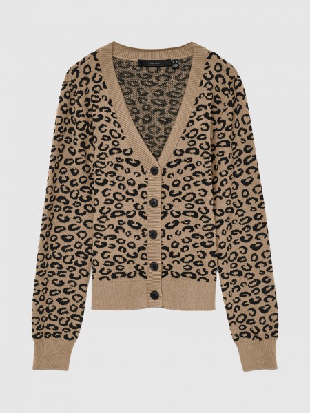 Chaqueta Mujer Estampado Animal Vero Moda