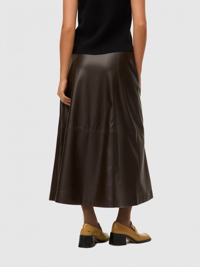 Falda Mujer Marrn Vero Moda