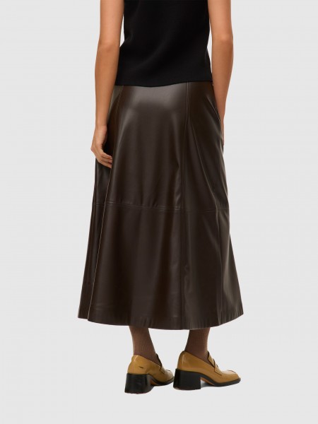 Skirt Woman Brown Vero Moda