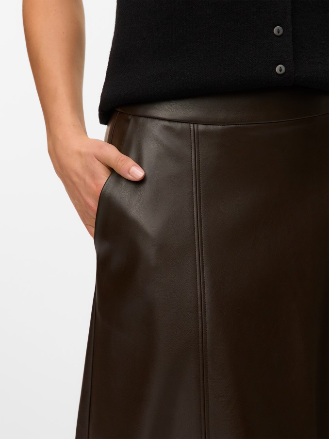 Skirt Woman Brown Vero Moda