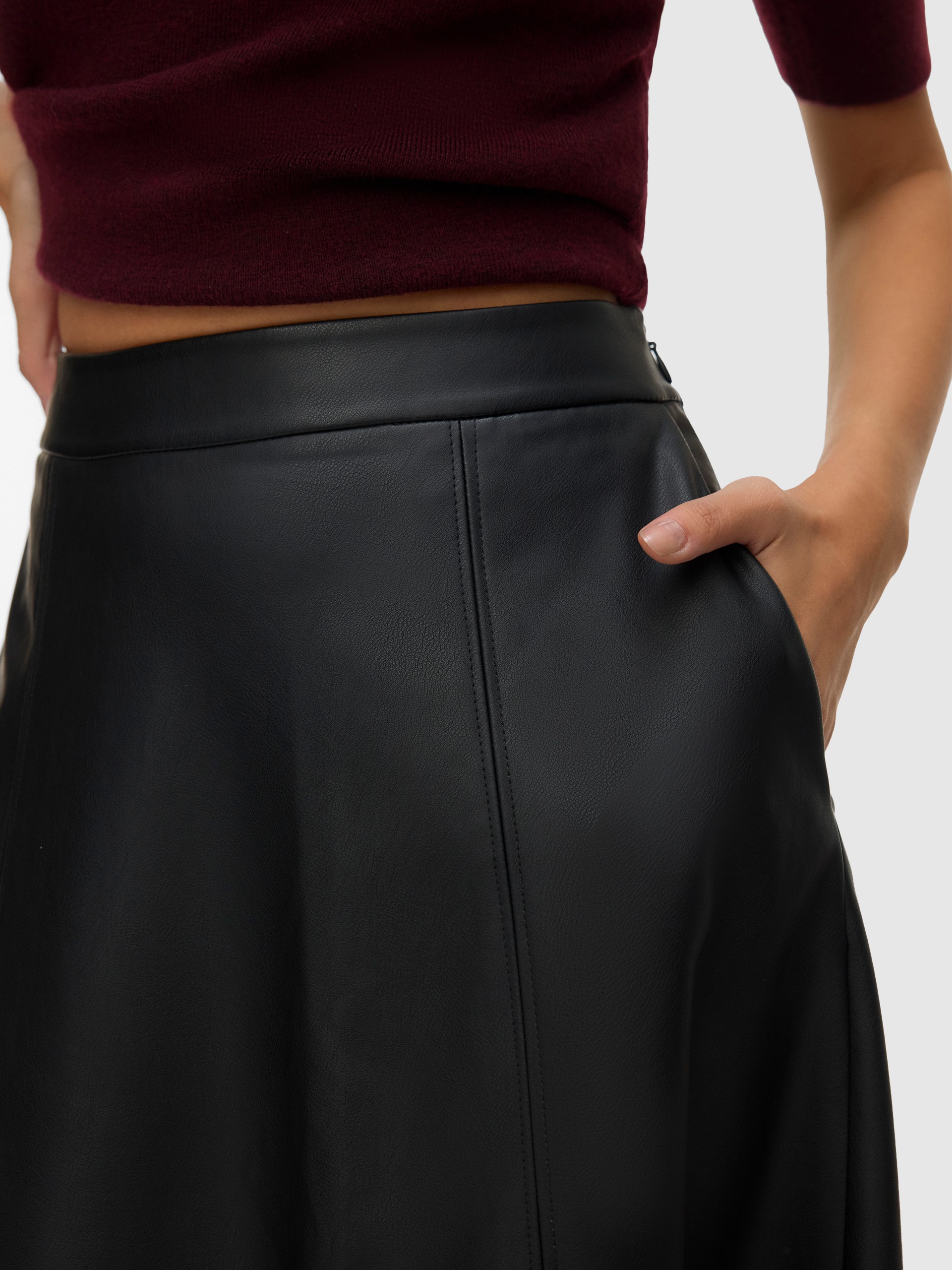 Falda Mujer Negro Vero Moda