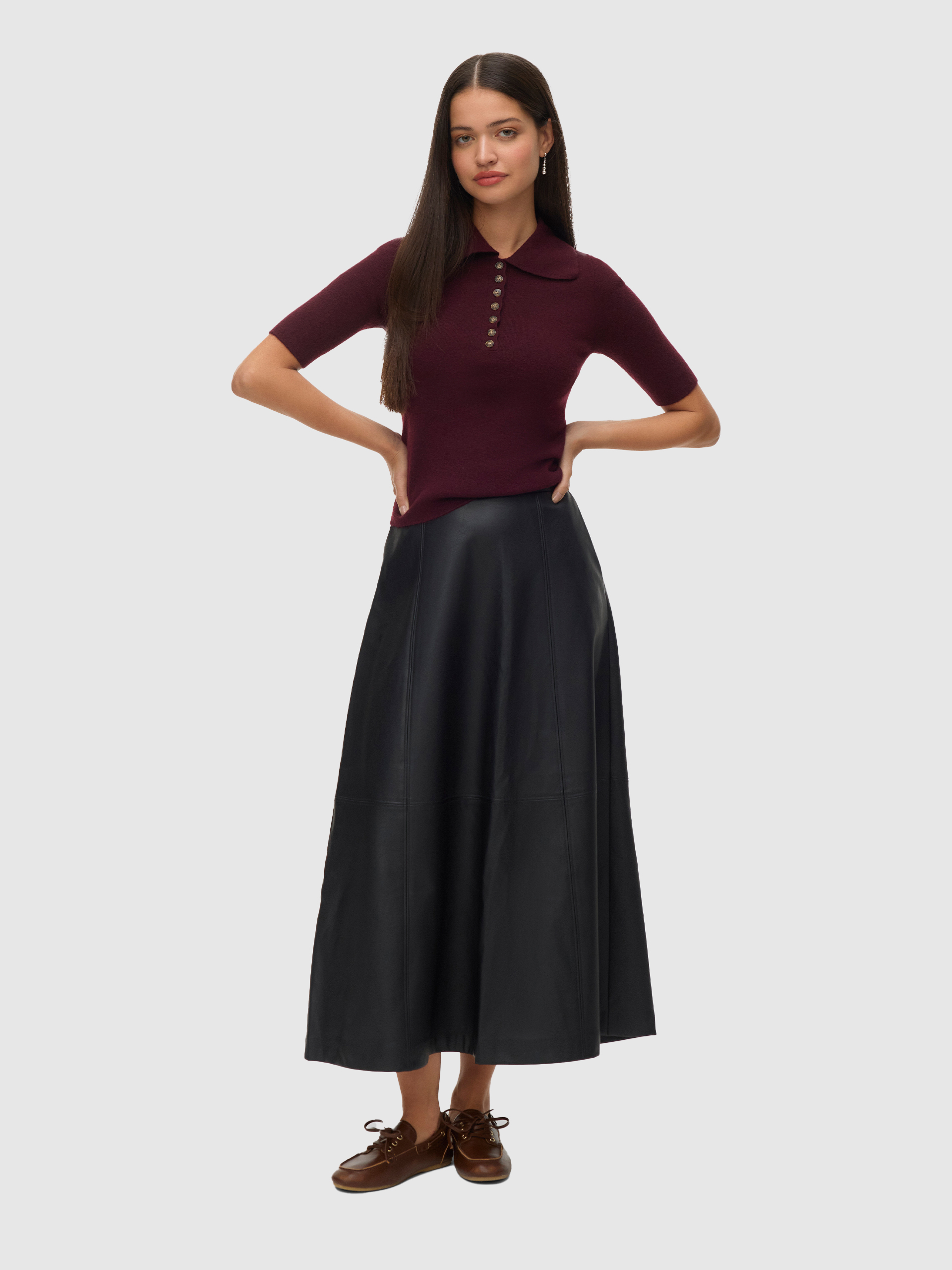 Falda Mujer Negro Vero Moda