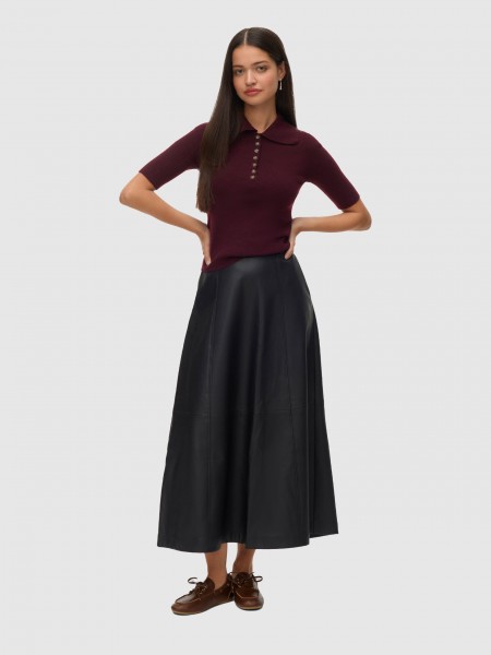 Skirt Woman Black Vero Moda