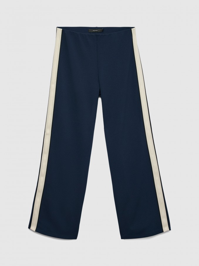 Pantalones Mujer Azul Marino Vero Moda