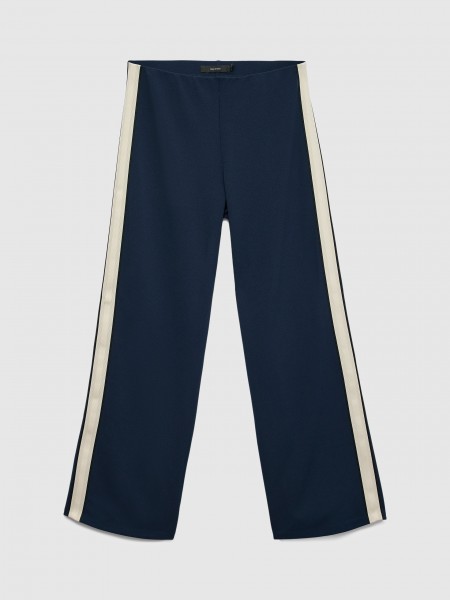 Pantalones Mujer Azul Marino Vero Moda