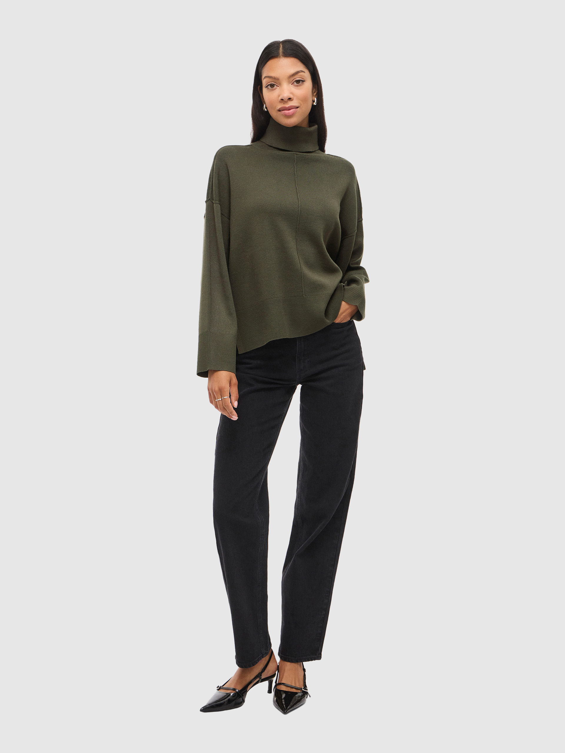 Sueter Mujer Verde Vila