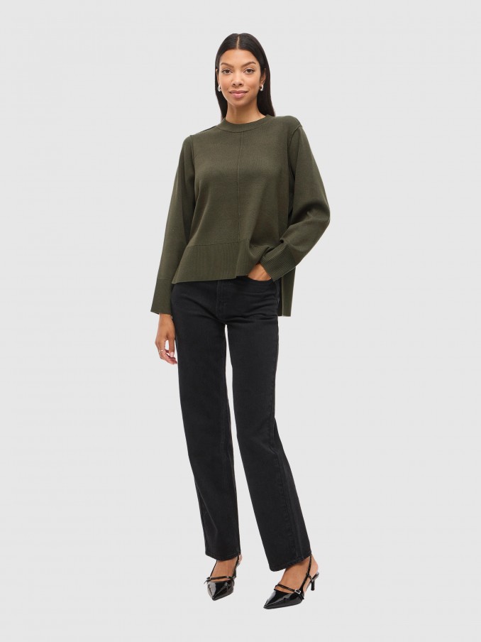 Pullover Woman Green Vila