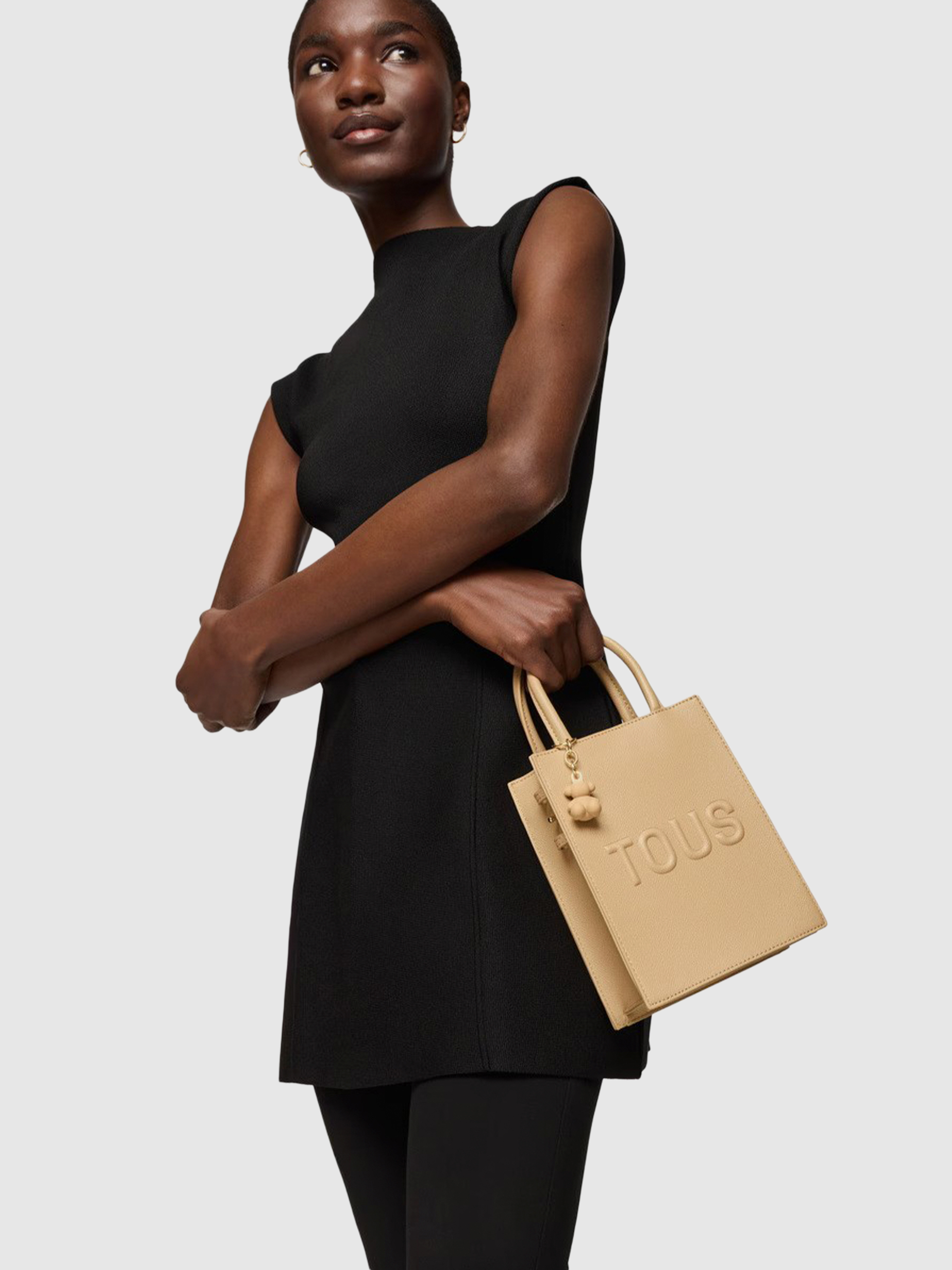 Bolsos de Hombro Mujer Beige Tous