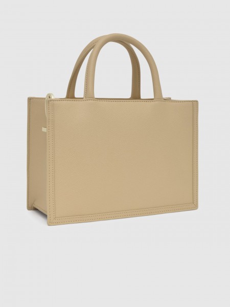 Tote Bags Woman Beige Tous