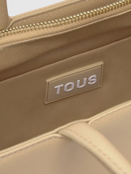Tote Bags Woman Beige Tous