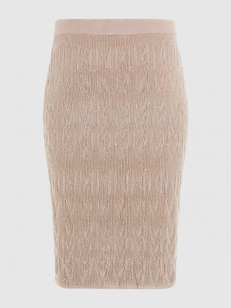 Skirt Woman Beige Marciano