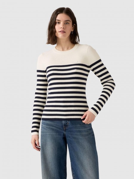 Pullover Woman Navy Blue Levis