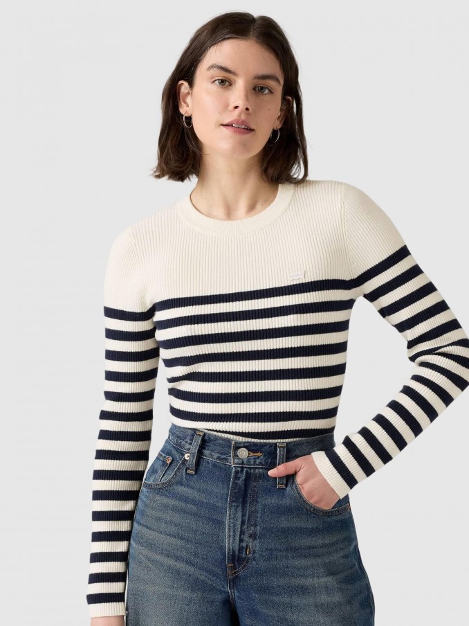 Sueter Mujer Azul Marino Levis