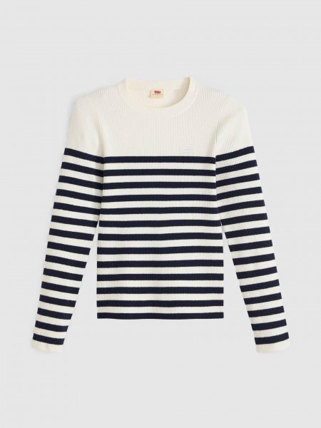 Pullover Woman Navy Blue Levis