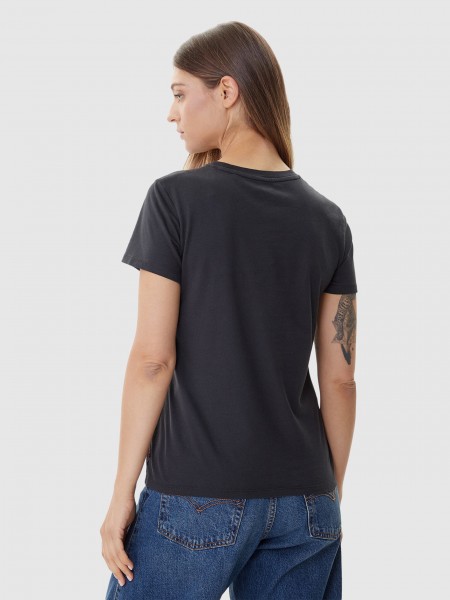 T-Shirt Woman Black Levis
