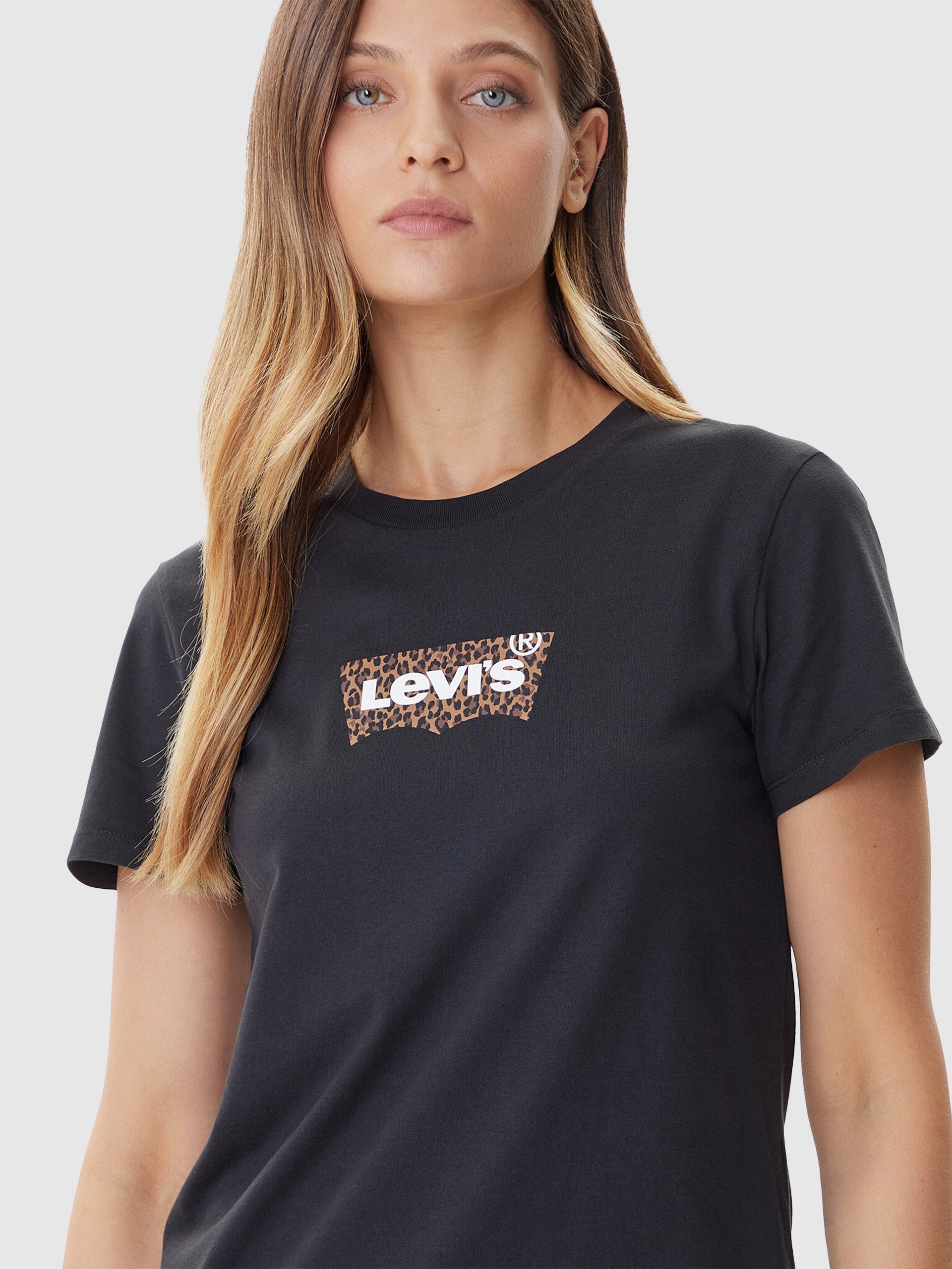 Camiseta Mujer Negro Levis