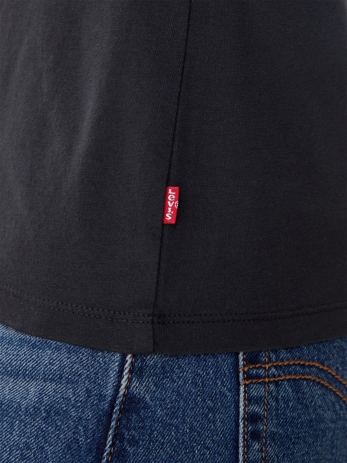 T-Shirt Woman Black Levis