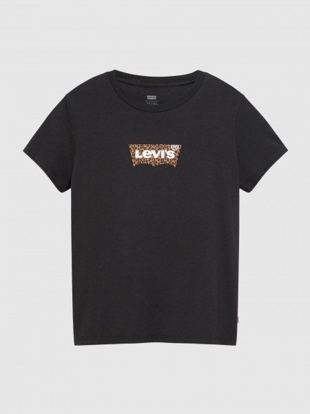 T-Shirt Woman Black Levis
