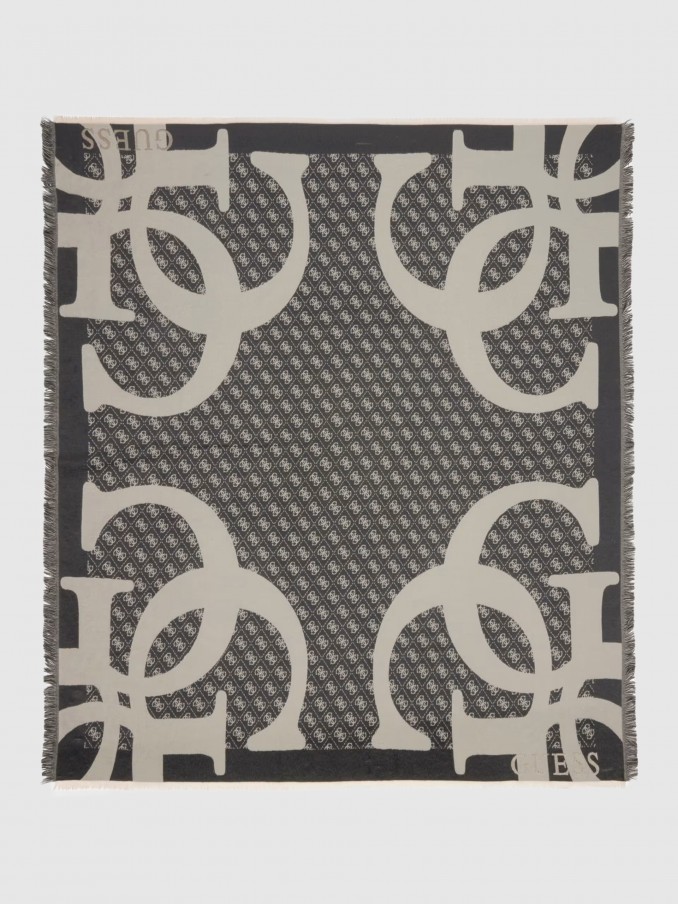 Scarves Woman Black Guess