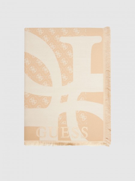 Scarves Woman Beige Guess