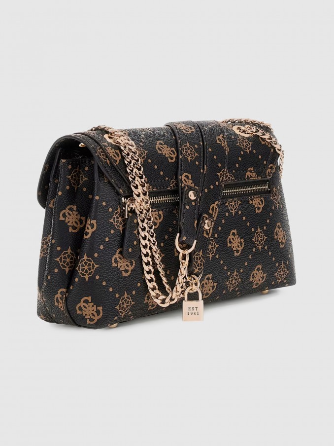 Shoulder Bags Woman Brown Guess