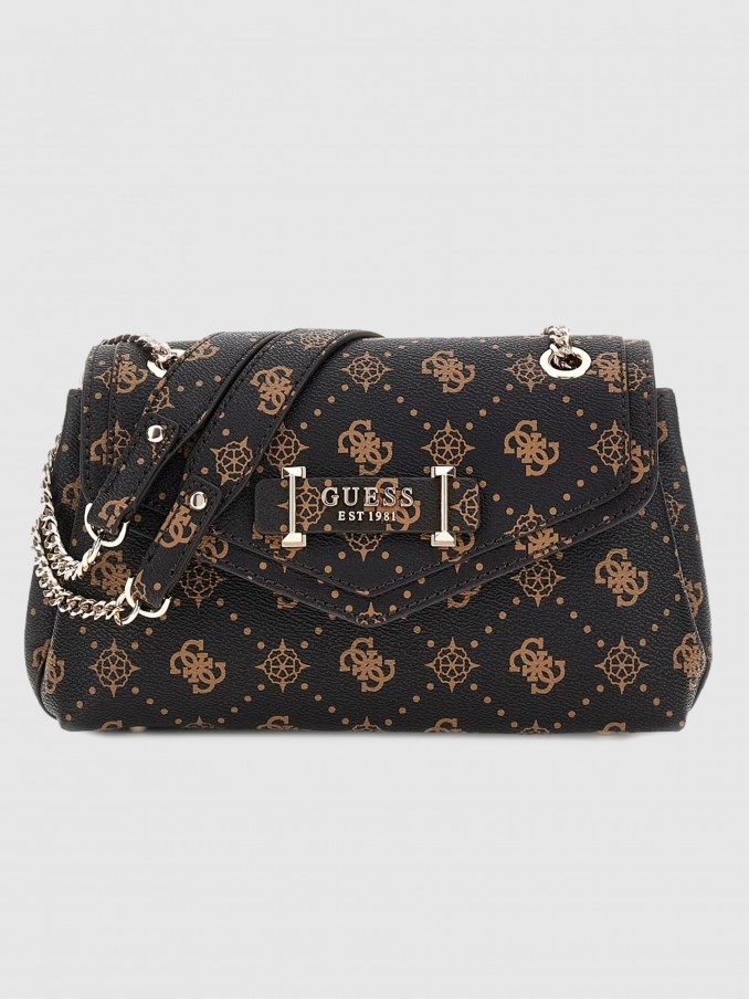 Shoulder Bags Woman Brown Guess