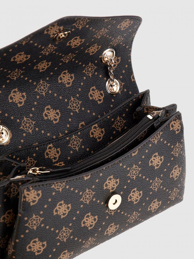 Shoulder Bags Woman Brown Guess