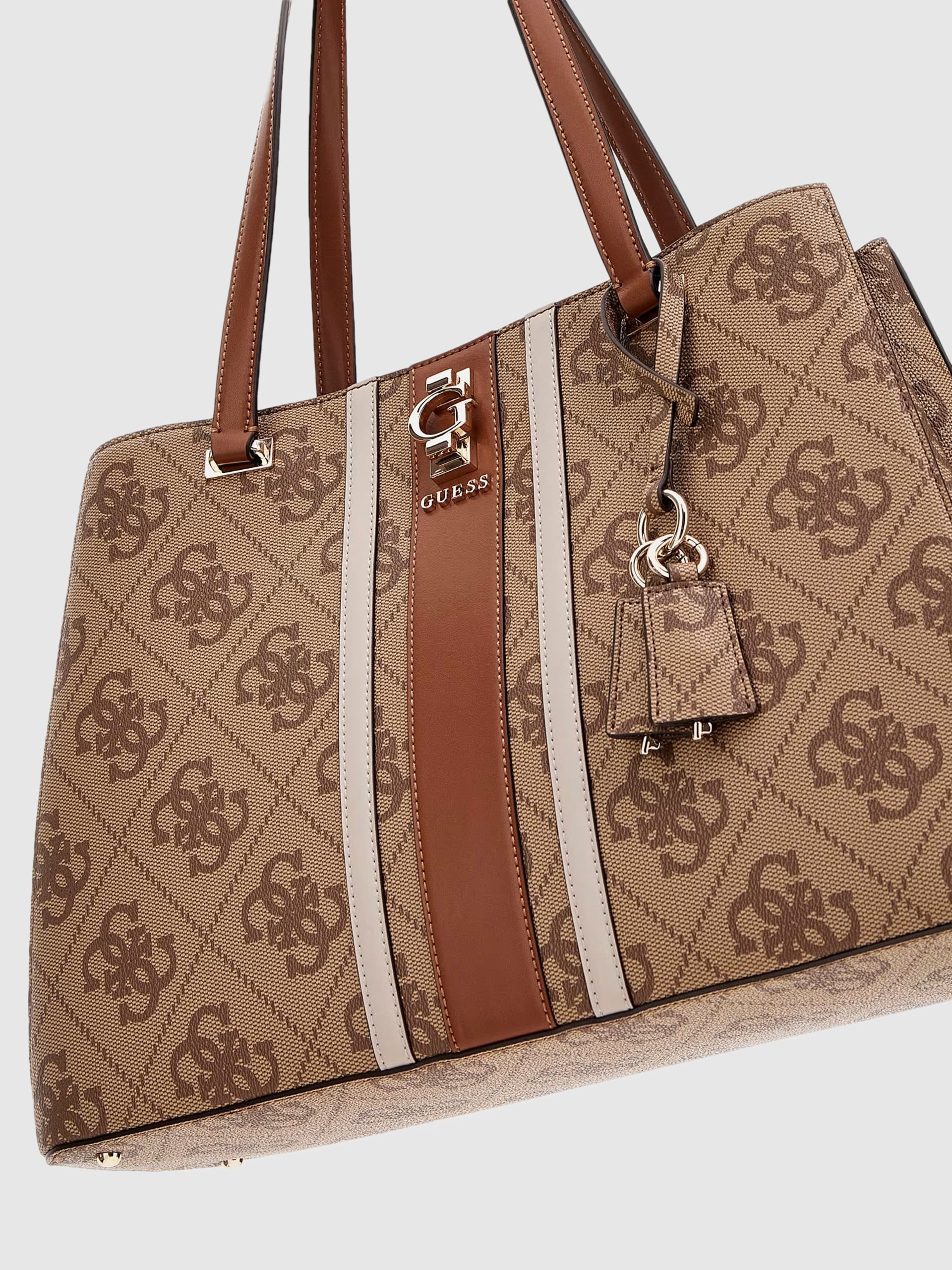 Bolsos de Mano Mujer Beige Guess