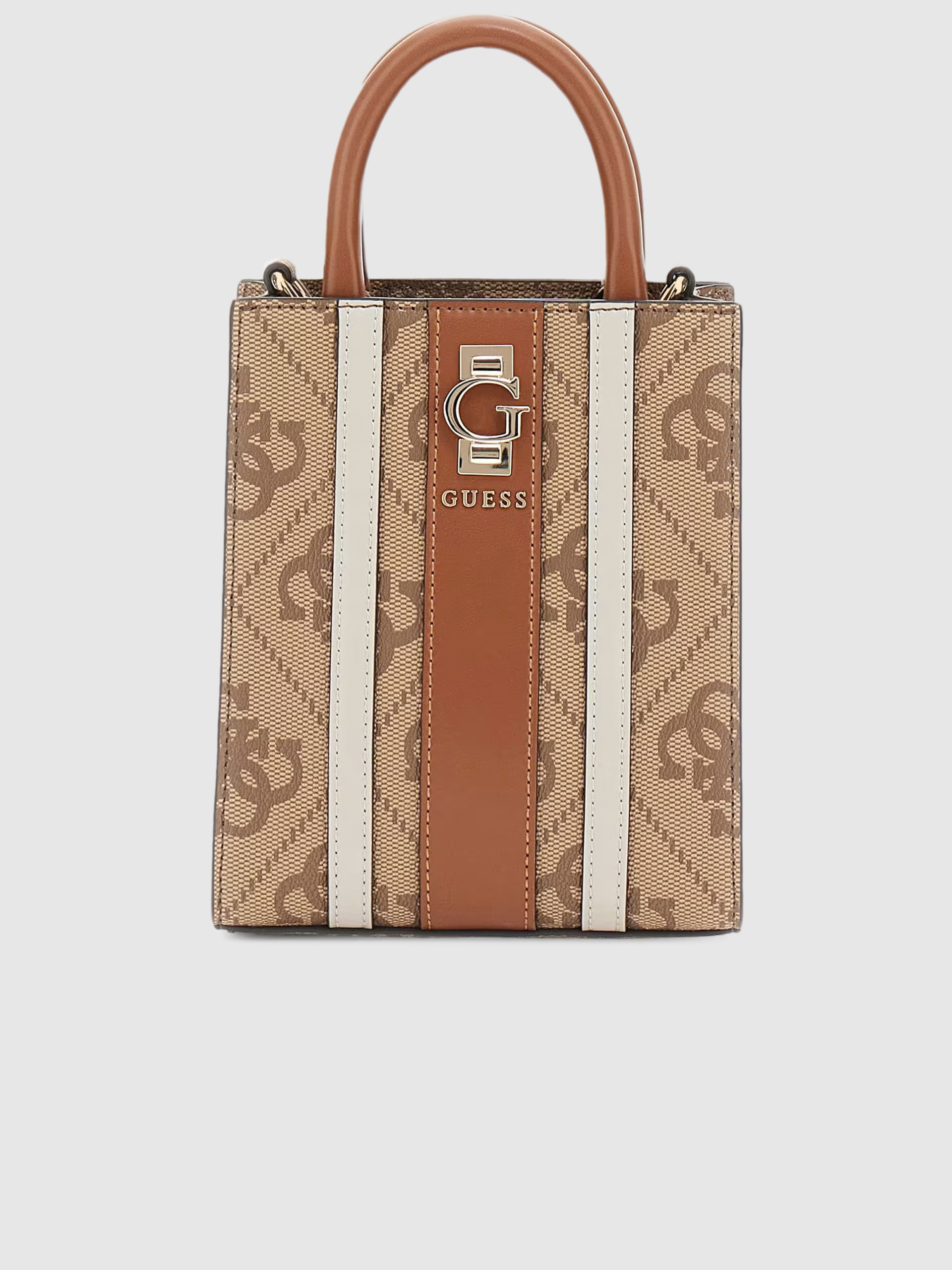 Bolsos de Mano Mujer Beige Guess