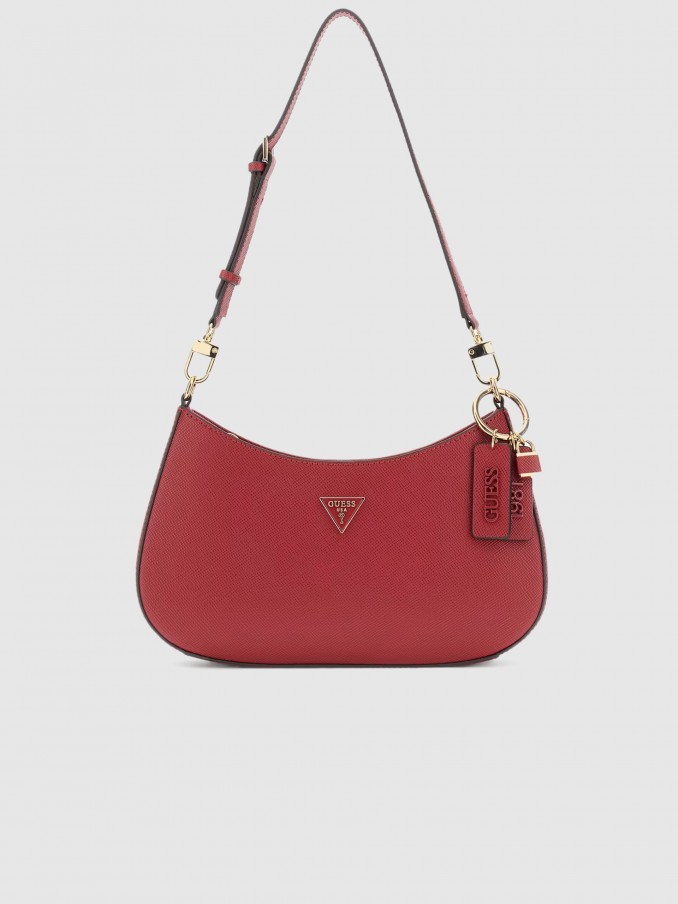 Shoulder Bags Woman Red Guess