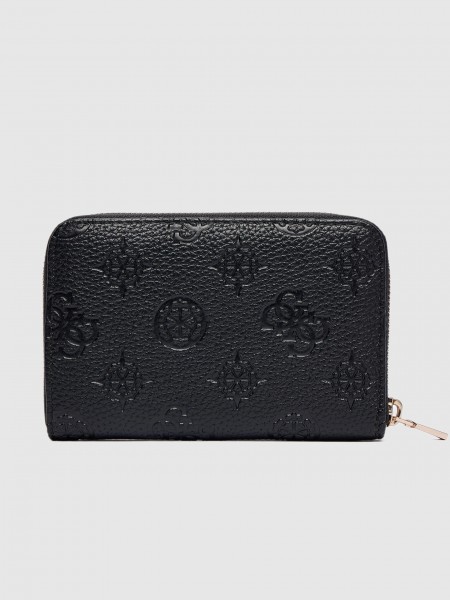 Monedero Mujer Negro Guess Monedero Mujer Negro Guess