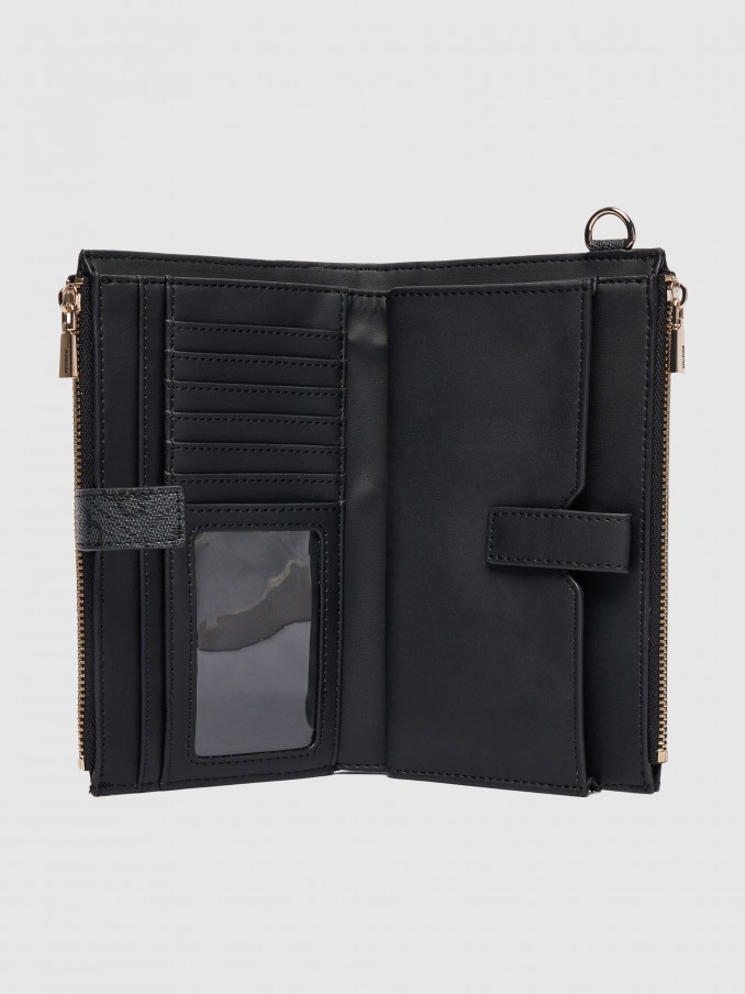 Monedero Mujer Negro Guess