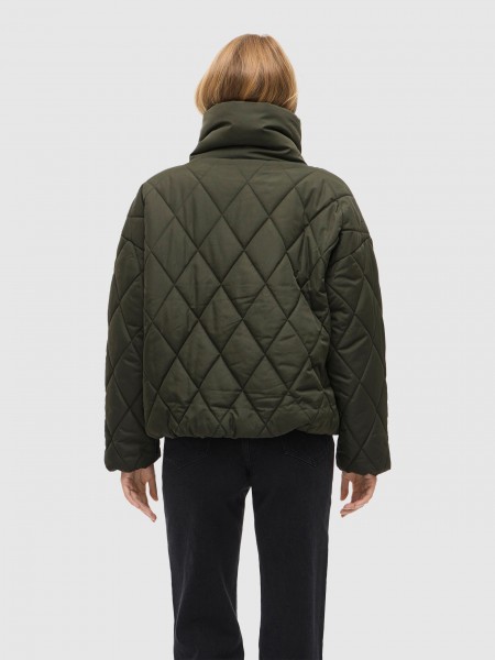 Chaqueta Mujer Verde Vila Chaqueta Mujer Verde Vila
